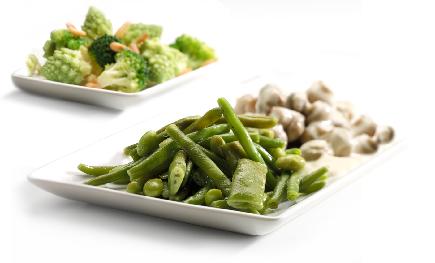 Grune bohnenvariation